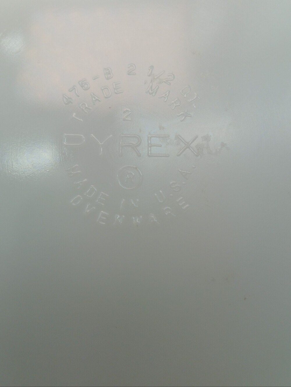 Pyrex 2 ½ Quart Cinderella Casserole Dish 475-B - Picture 7 of 7
